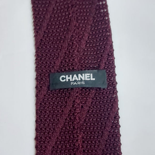 Chanel Woven Silk Tie - Big Reuse