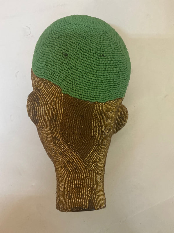 Decorative African Beaded Head - Big Reuse