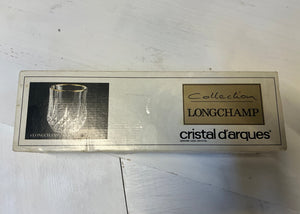 Four Cristal d’Arques double old fashion glasses - Big Reuse