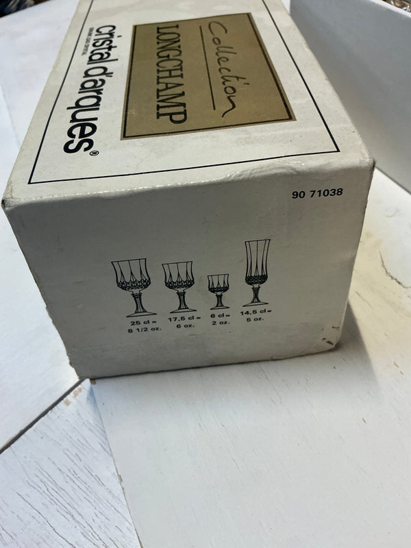 Four Cristal d’Arques double old fashion glasses - Big Reuse