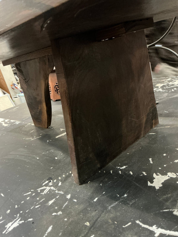 Hand Crafted custom live edge wood coffee table - Big Reuse