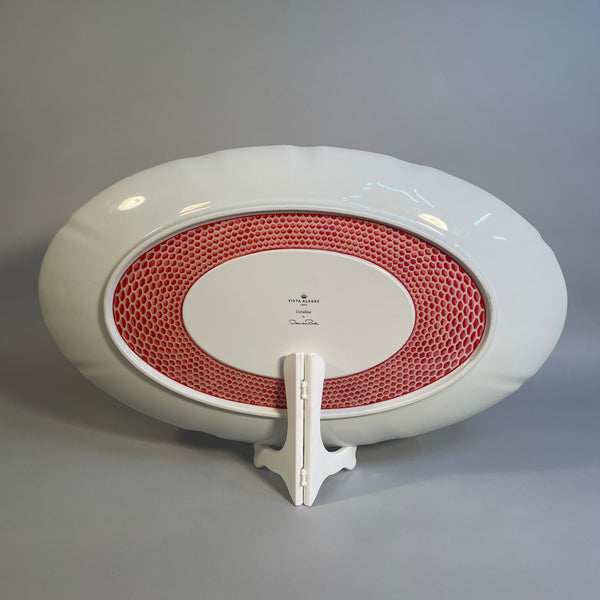 Coralina. Oval Platter Xl by Vista Alegre.