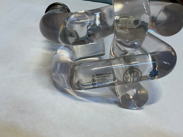 Jonathan Adler lucite candle holder - Big Reuse