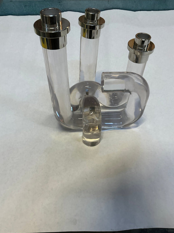 Jonathan Adler lucite candle holder - Big Reuse