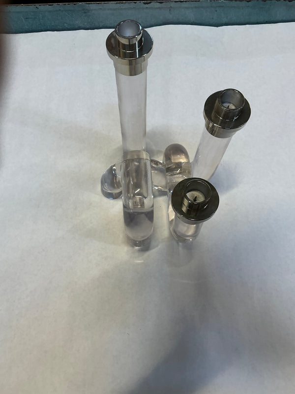 Jonathan Adler lucite candle holder - Big Reuse