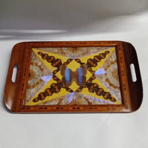 Large Art Deco Butterfly Wing Tray - Big Reuse