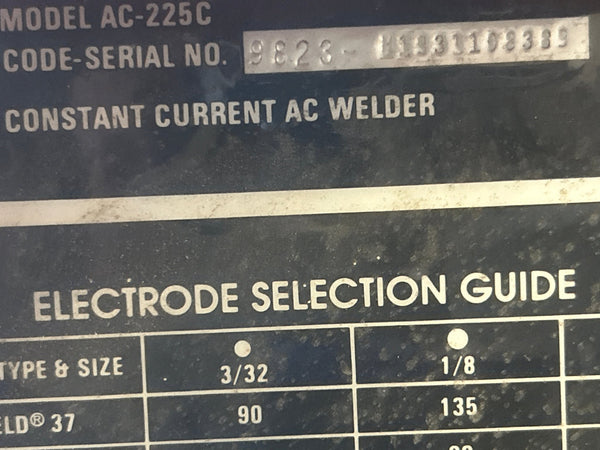 Lincoln Electric AC - 225 Arc Welder - Big Reuse