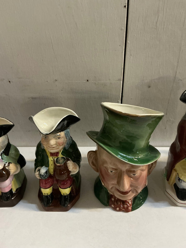Lot of ten Toby Jugs - Big Reuse