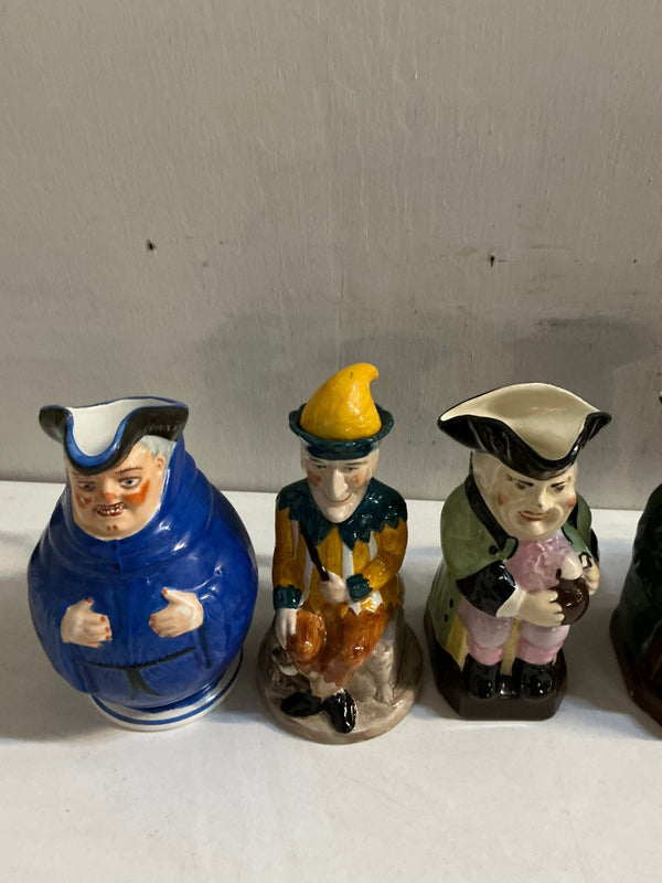 Lot of ten Toby Jugs - Big Reuse