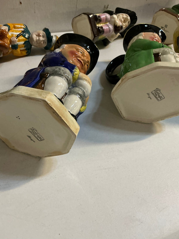 Lot of ten Toby Jugs - Big Reuse