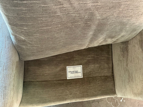 Pair of Mitchell Gold + Bob Williams swivel arm chair - Big Reuse