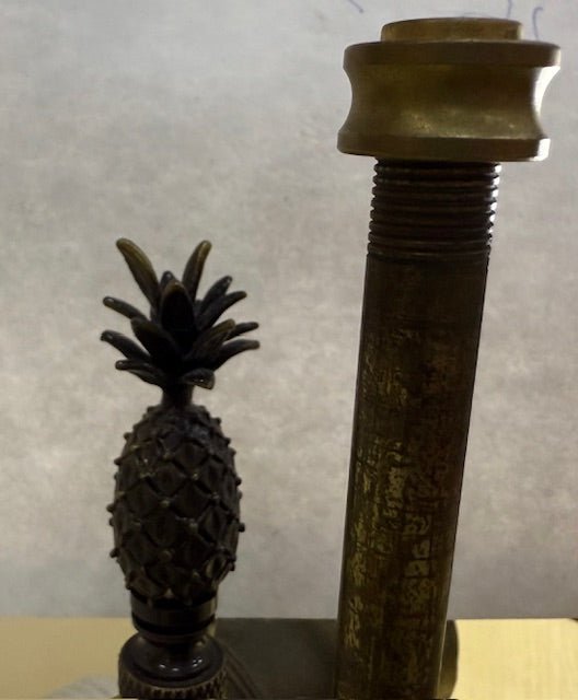 Pineapple Black Mirror Lamp - Big Reuse