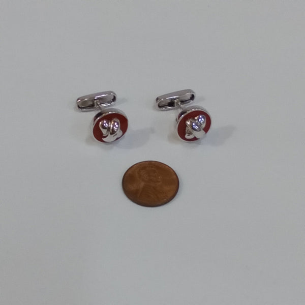 Salvatore Ferragamo Sterling Silver Cufflinks - Big Reuse