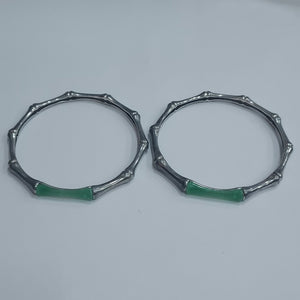 Sterling & Jade Bracelets - Big Reuse