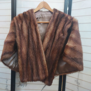 Vintage Mink Fur Stole - Big Reuse