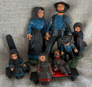 Wilton Cast Iron Amish Family - Big Reuse