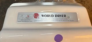 World Dryer Recessed Dryer - Big Reuse