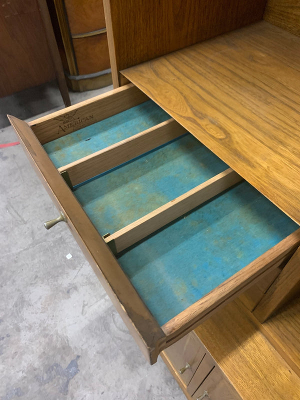 American of Martinsville Mid Century Walnut Cabinet - Big Reuse