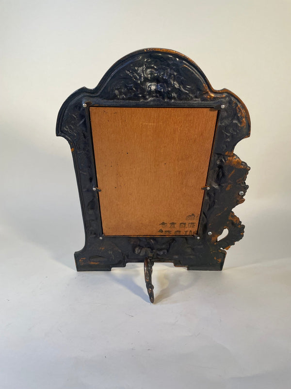 Art Nouveau Neo Classical Style Cast Iron Picture Frame - Big Reuse