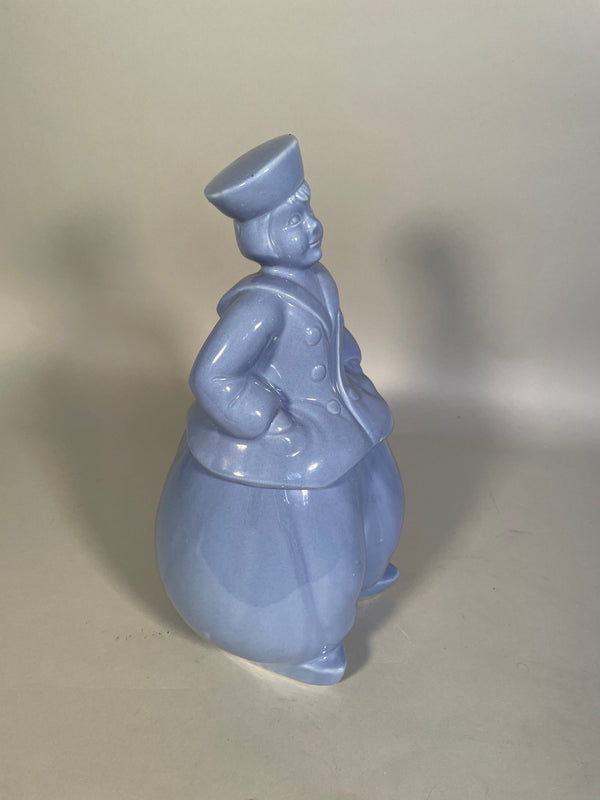 Blue Dutch Character Ceramic Cookie Jar - Big Reuse