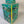 Load image into Gallery viewer, Dessau Home Square Teal Tea Jar - Big Reuse

