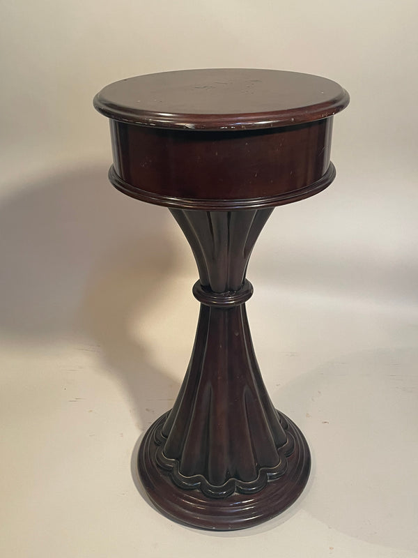 Pedestal Side Table by Mark David