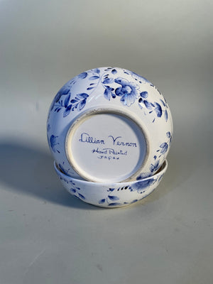 Lillian Vernon Japanese Hand Painted Escargot Bowl - Big Reuse
