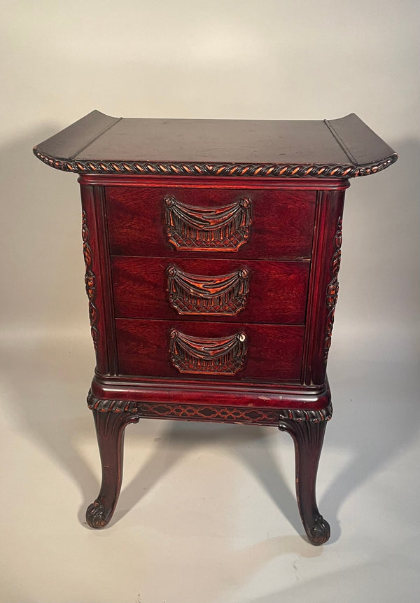 Pair of Mid-Century Pagoda Top Nightstands by Williamsport - Big Reuse