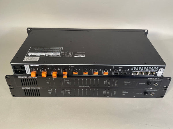 Shure MXWANI8 8 Channel Audio Network Interface - Big Reuse