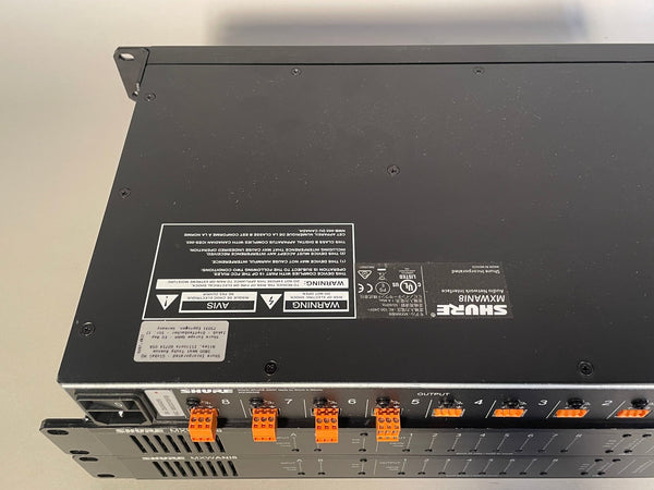 Shure MXWANI8 8 Channel Audio Network Interface - Big Reuse