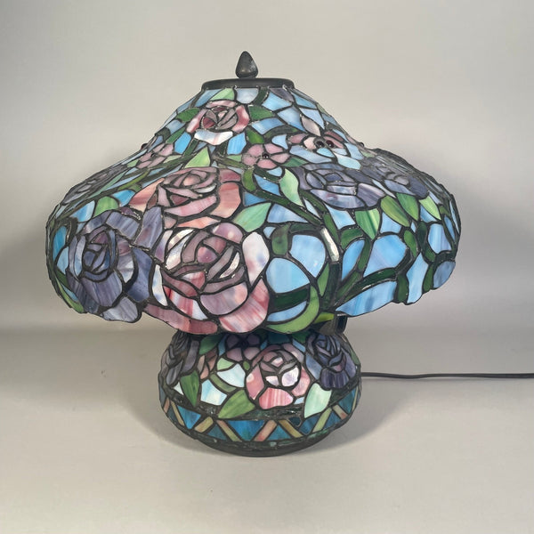 Tiffany Style Stained Glass Lamp - Big Reuse