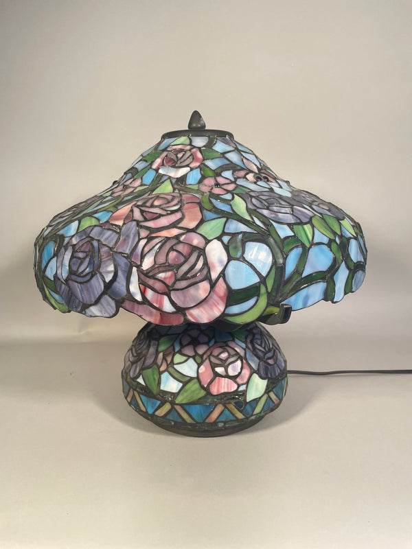 Tiffany Style Stained Glass Lamp - Big Reuse
