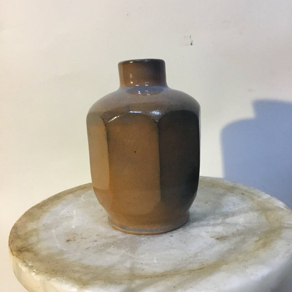 Vintage 1970s Hand Glazed Ceramic Vase - Big Reuse