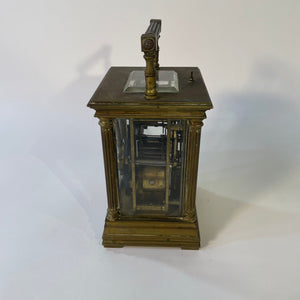 Vintage French Brass Carriage Clock - Big Reuse