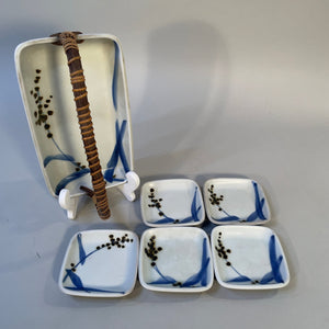 Vintage Japanese Serving Set of 6 - Big Reuse