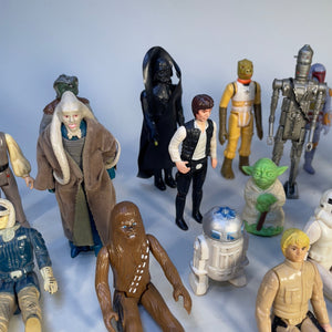 Vintage Star Wars Figurine Small Head Collection of 33 (1975-1980) - Big Reuse